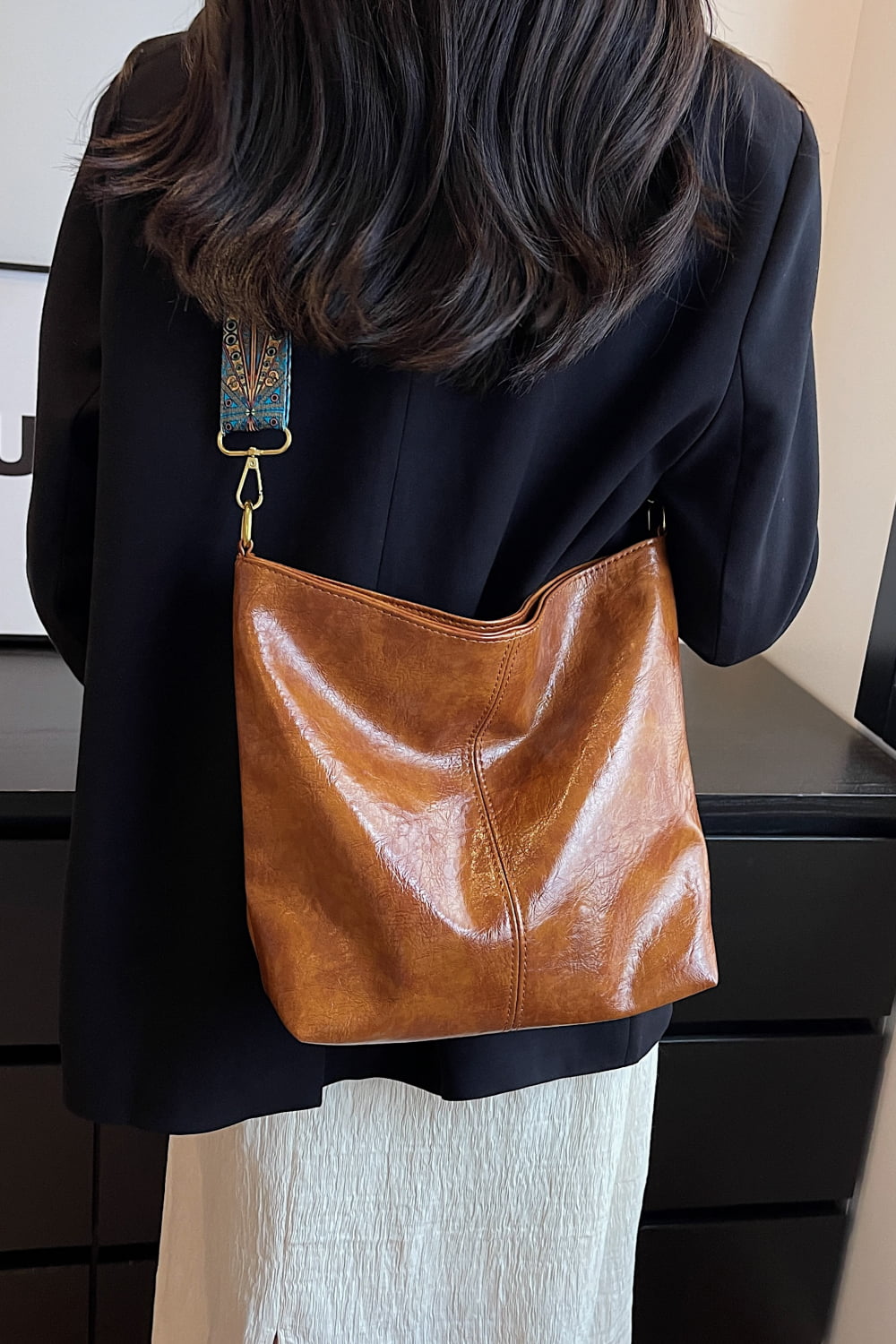 PU Leather Shoulder Bag Handbags- Doll Fits