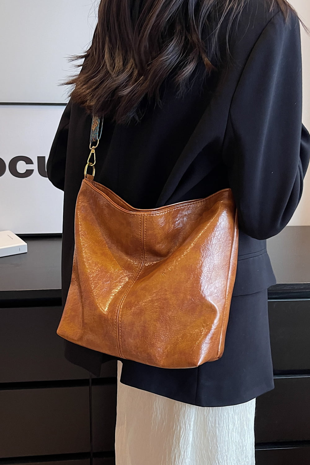 PU Leather Shoulder Bag Handbags- Doll Fits