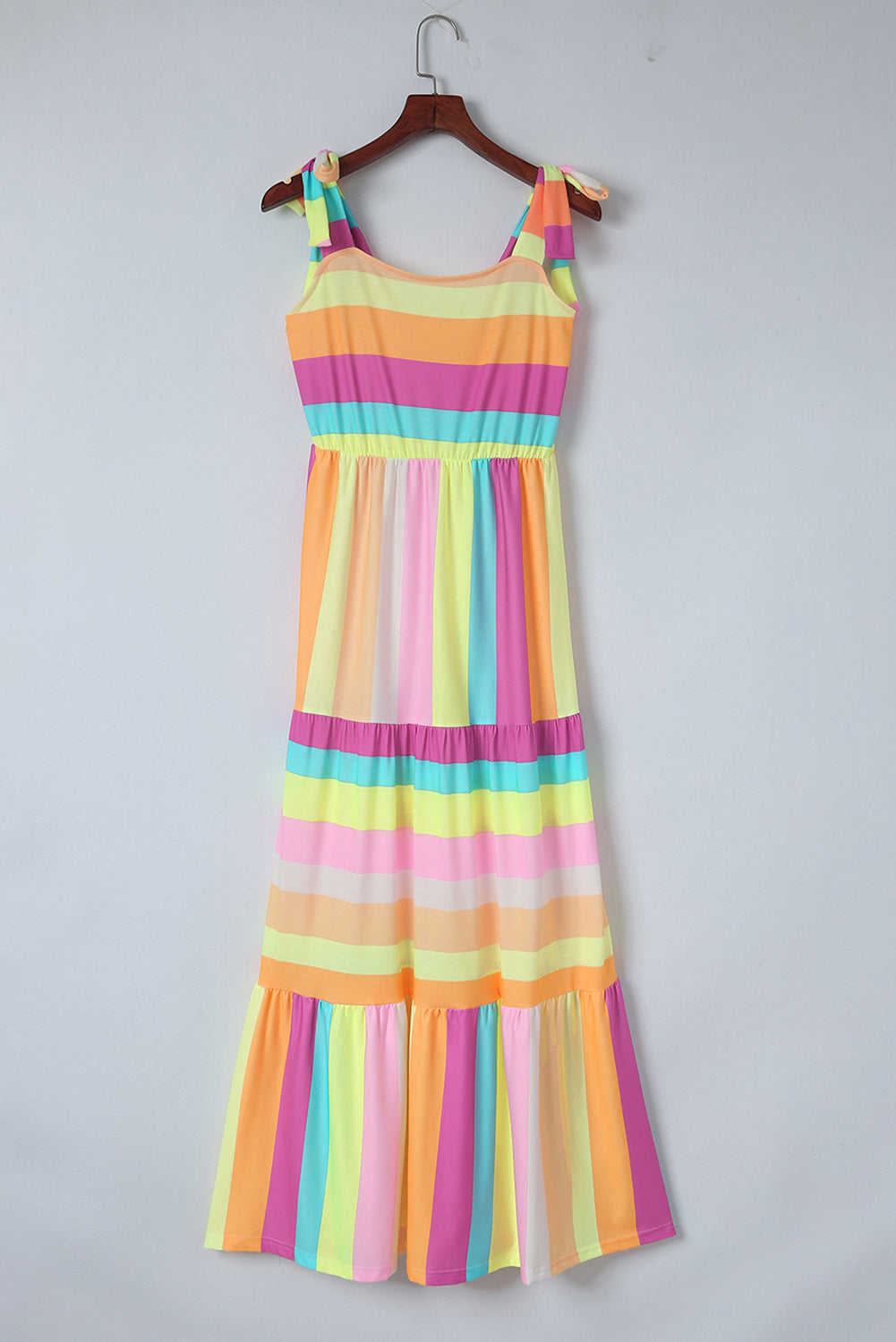 Striped Sleeveless Maxi Dress  Dresses- Doll Fits