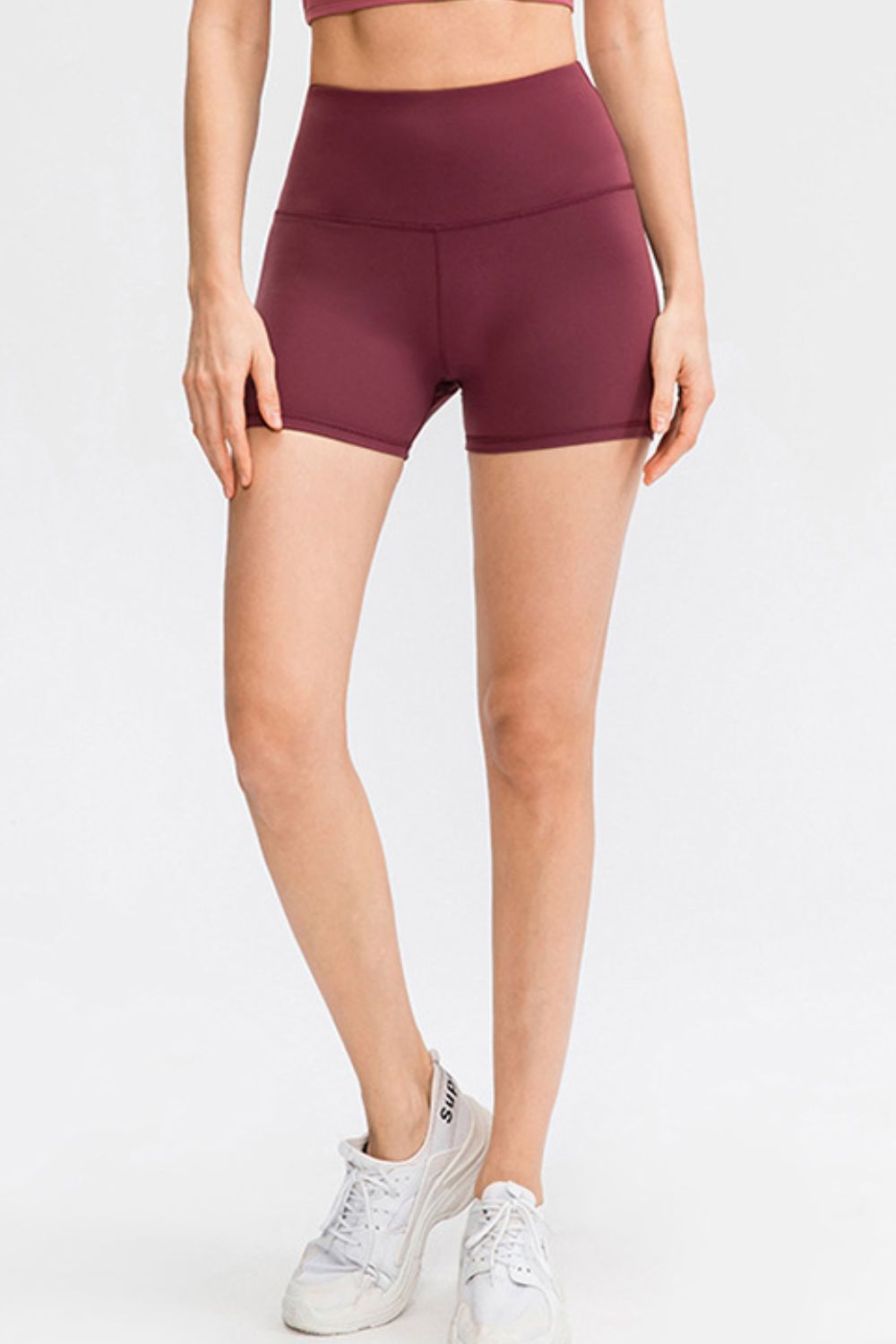 Wide Waistband Sports Shorts  - Doll Fits
