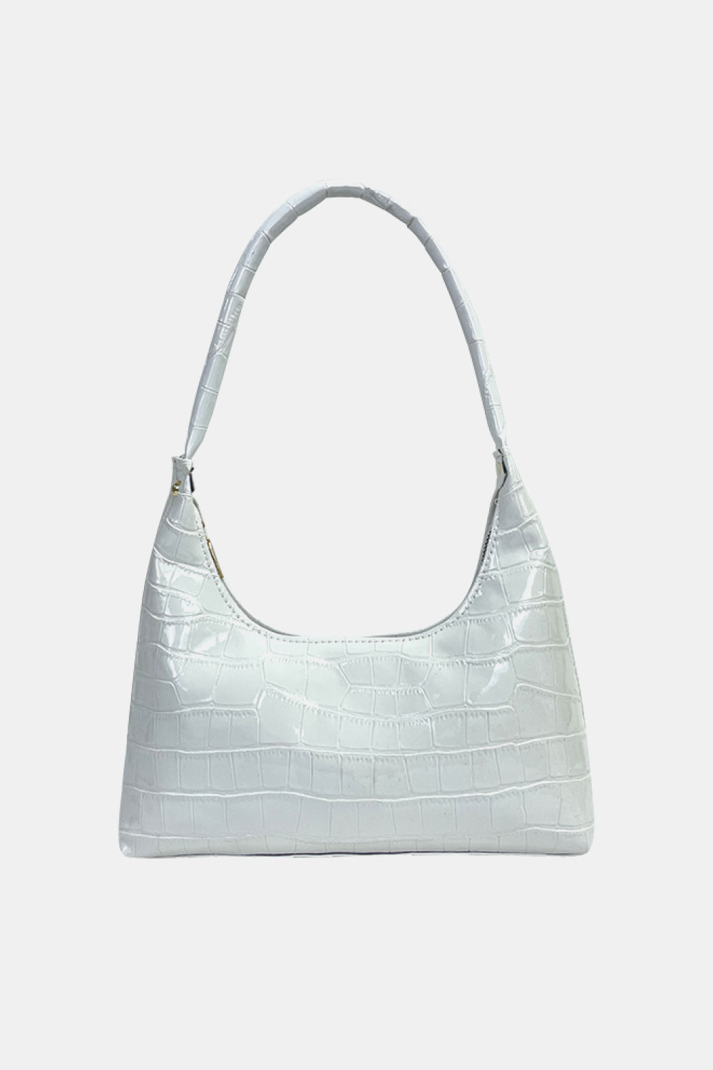 Textured PU Leather Shoulder Bag  - Doll Fits