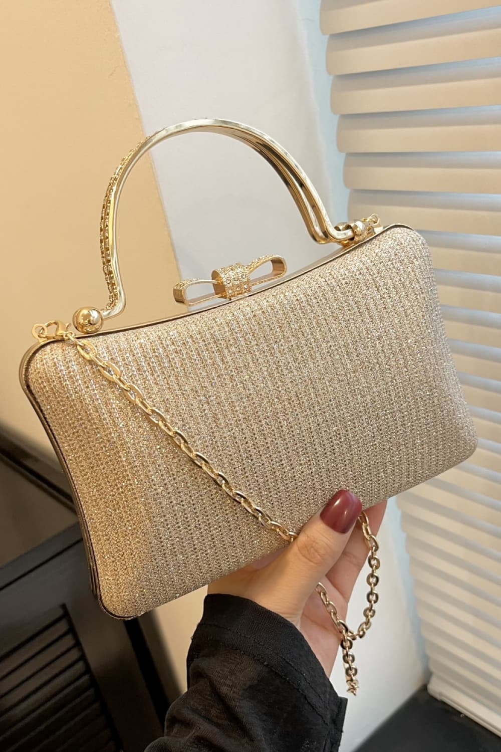 Acrylic Convertible Handbag  Handbags- Doll Fits