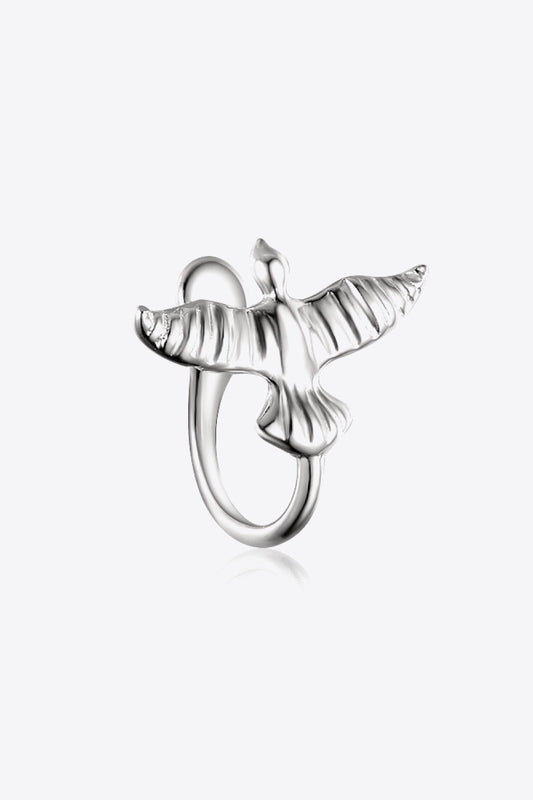 Bird-Shaped 925 Sterling Silver Single Cuff Earring  Earrings- Doll Fits