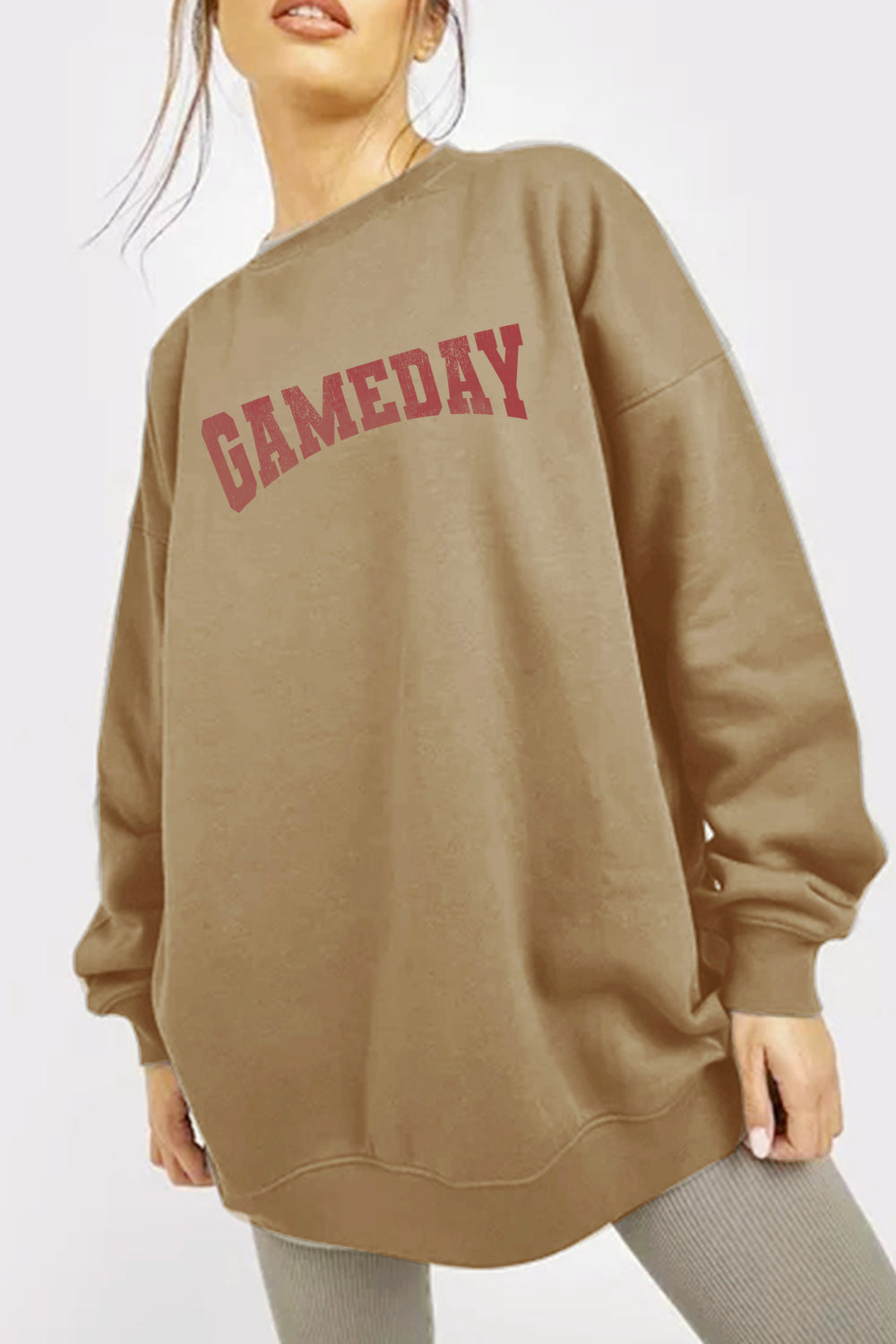 Simply Love Simply Love Full Size GAMEDAY Graphic Sweatshirt  Shirts & Tops- Doll Fits
