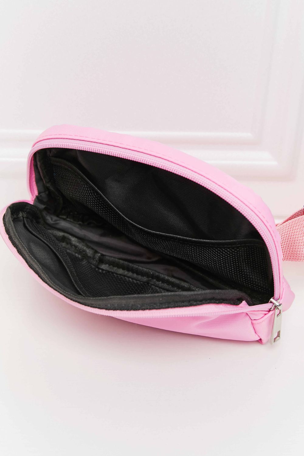 Buckle Zip Closure Fanny Pack  Handbags- Doll Fits