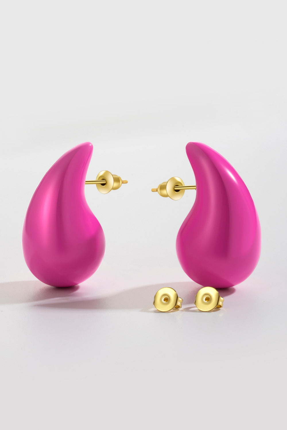 Big Size Water Drop Brass Earrings  Earrings- Doll Fits