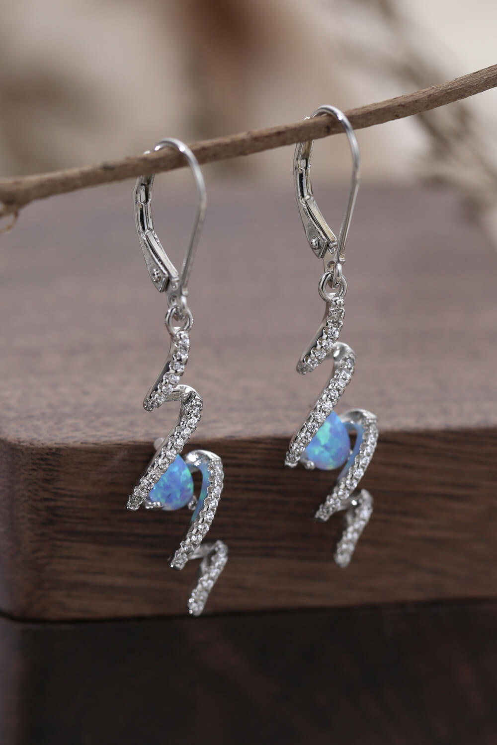 Twisted Opal Drop Earrings  Earrings- Doll Fits