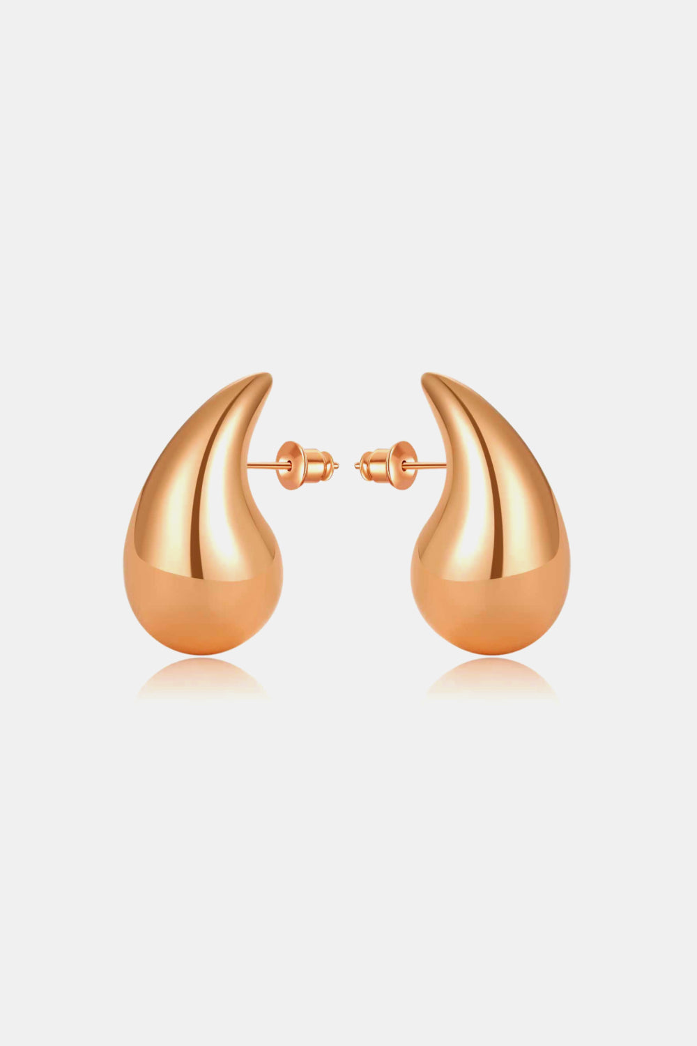 Big Size Water Drop Brass Earrings  Earrings- Doll Fits