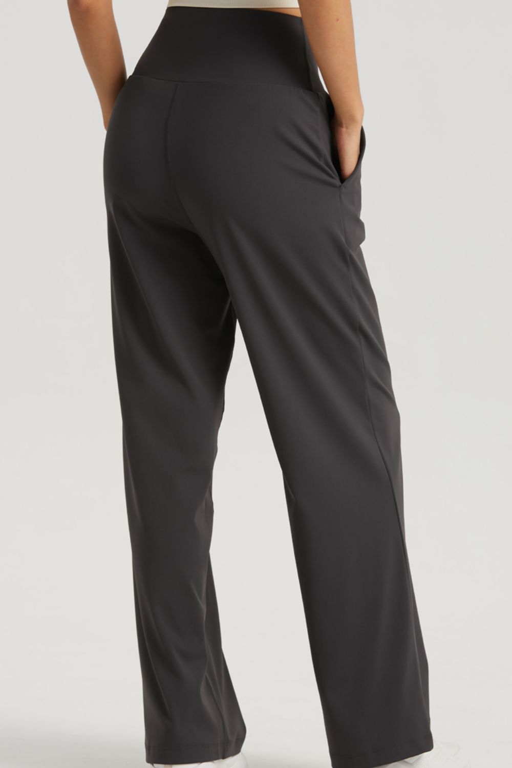 Straight Leg Sports Pants with Pockets  - Doll Fits