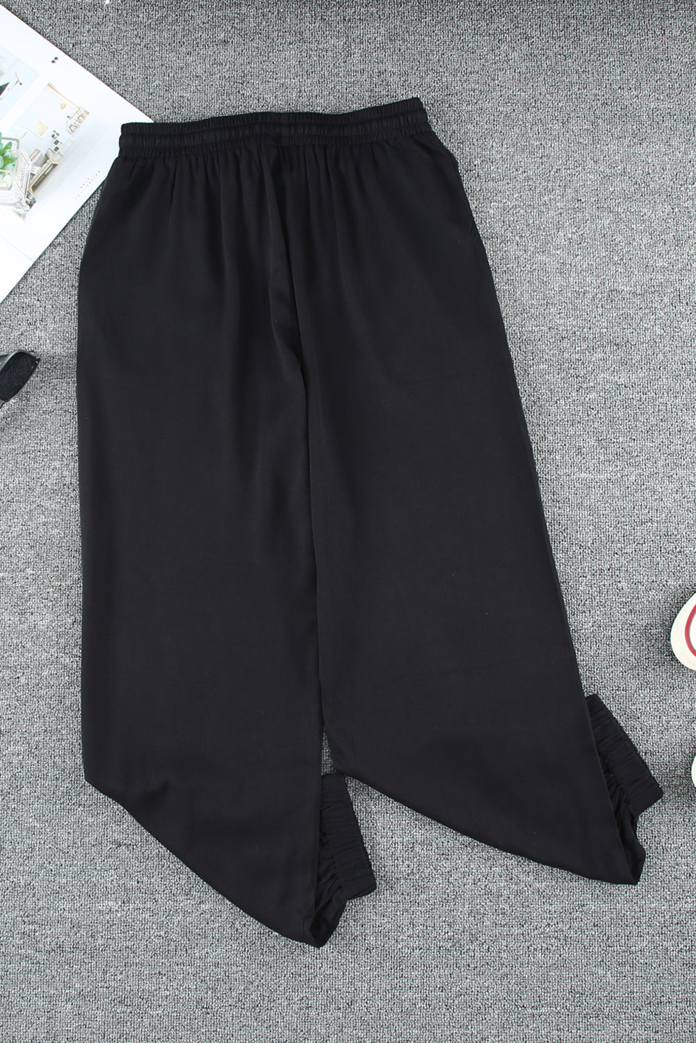 Drawstring Waist Joggers with Pockets  Pants- Doll Fits