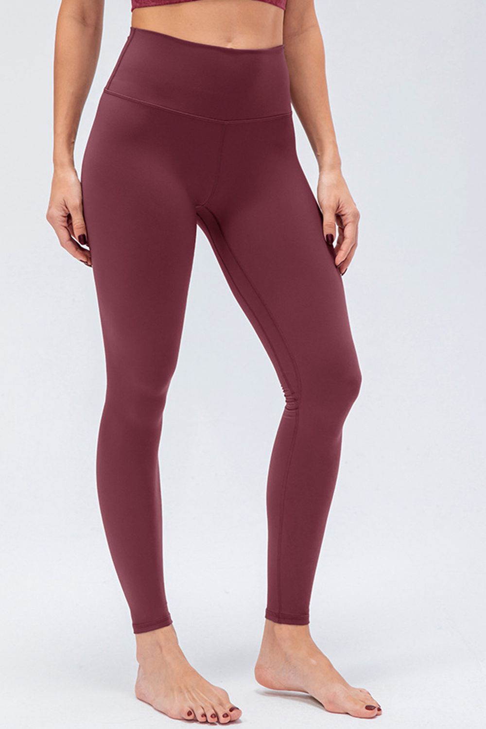 Wide Waistband Slim Fit Active Leggings  Activewear- Doll Fits