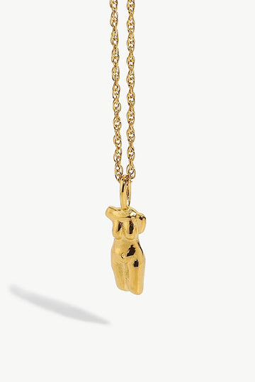 Grateful For You Pendant Chain Necklace  Necklaces- Doll Fits