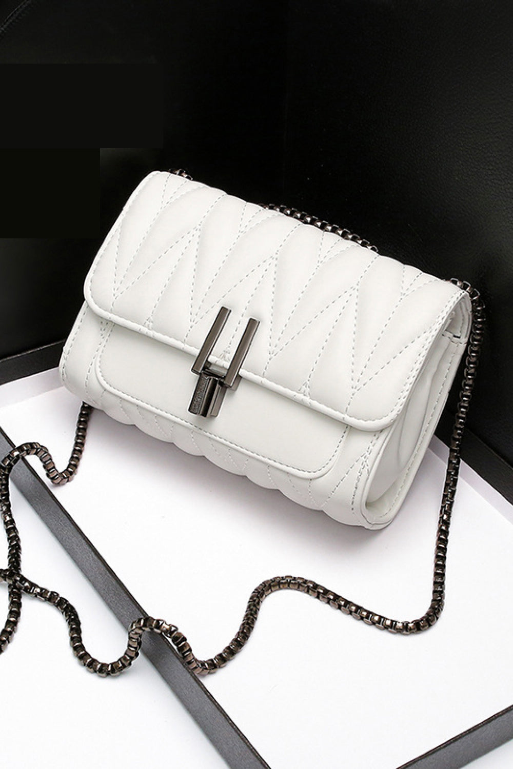 PU Leather Crossbody Bag  Handbags- Doll Fits