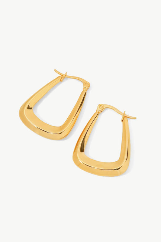18K Gold-Plated Geometric Earrings  Earrings- Doll Fits