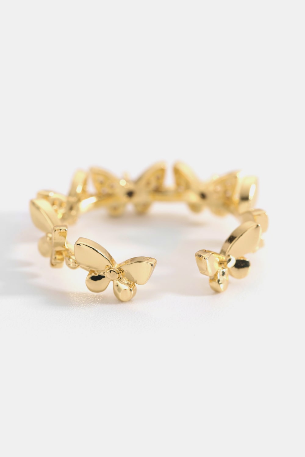 Butterfly Zircon Open Ring  Rings- Doll Fits