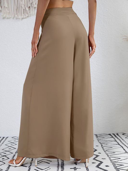 High Waist Wide Leg Pants  Pants- Doll Fits