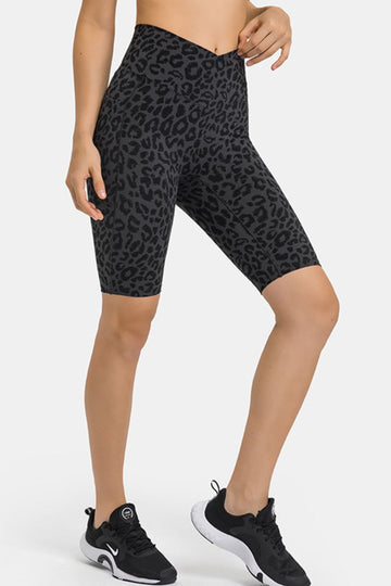 High Waist Biker Shorts with Pockets  Activewear- Doll Fits