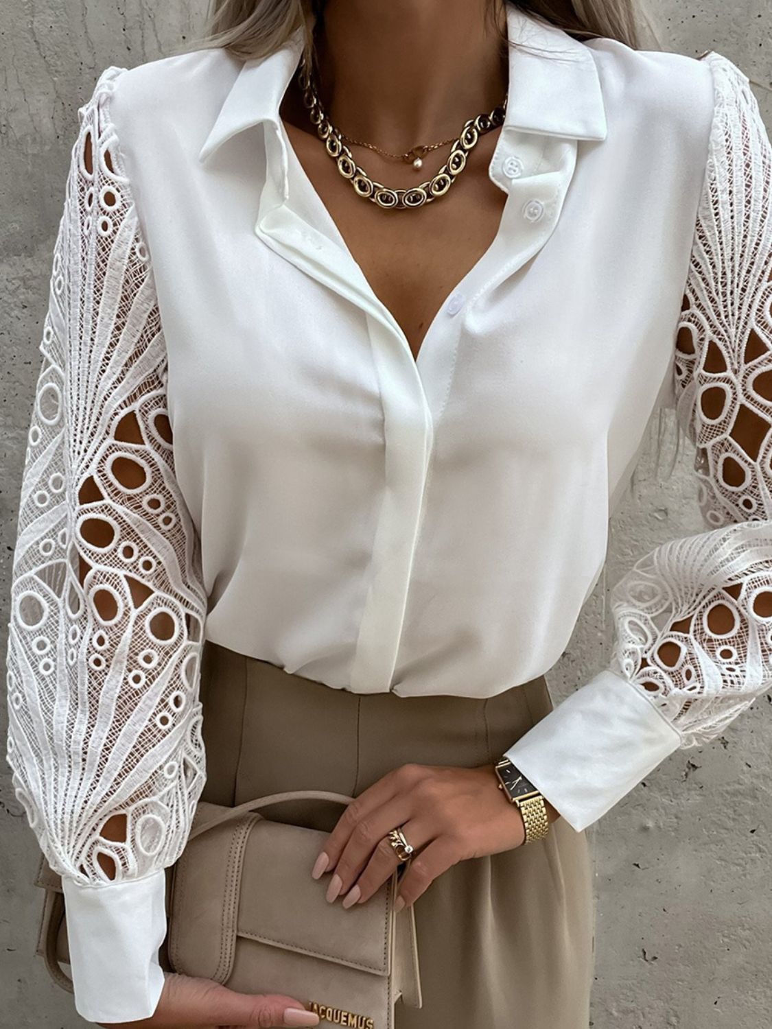 Long Lantern Sleeve Shirt  Shirts & Tops- Doll Fits