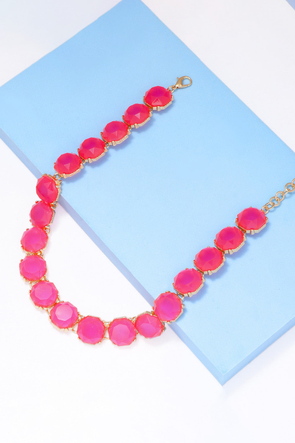Zinc Alloy Resin Necklace  Necklaces- Doll Fits