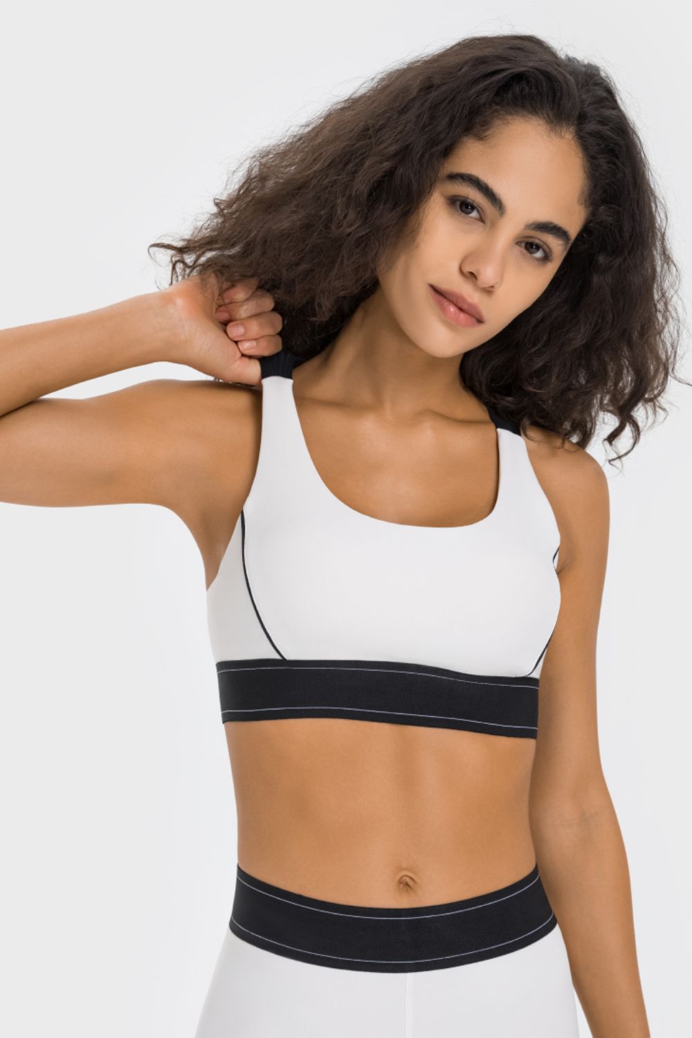 Contrast Sports Bra  Activewear- Doll Fits