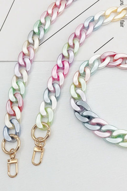 Resin Crossbody Chain  - Doll Fits