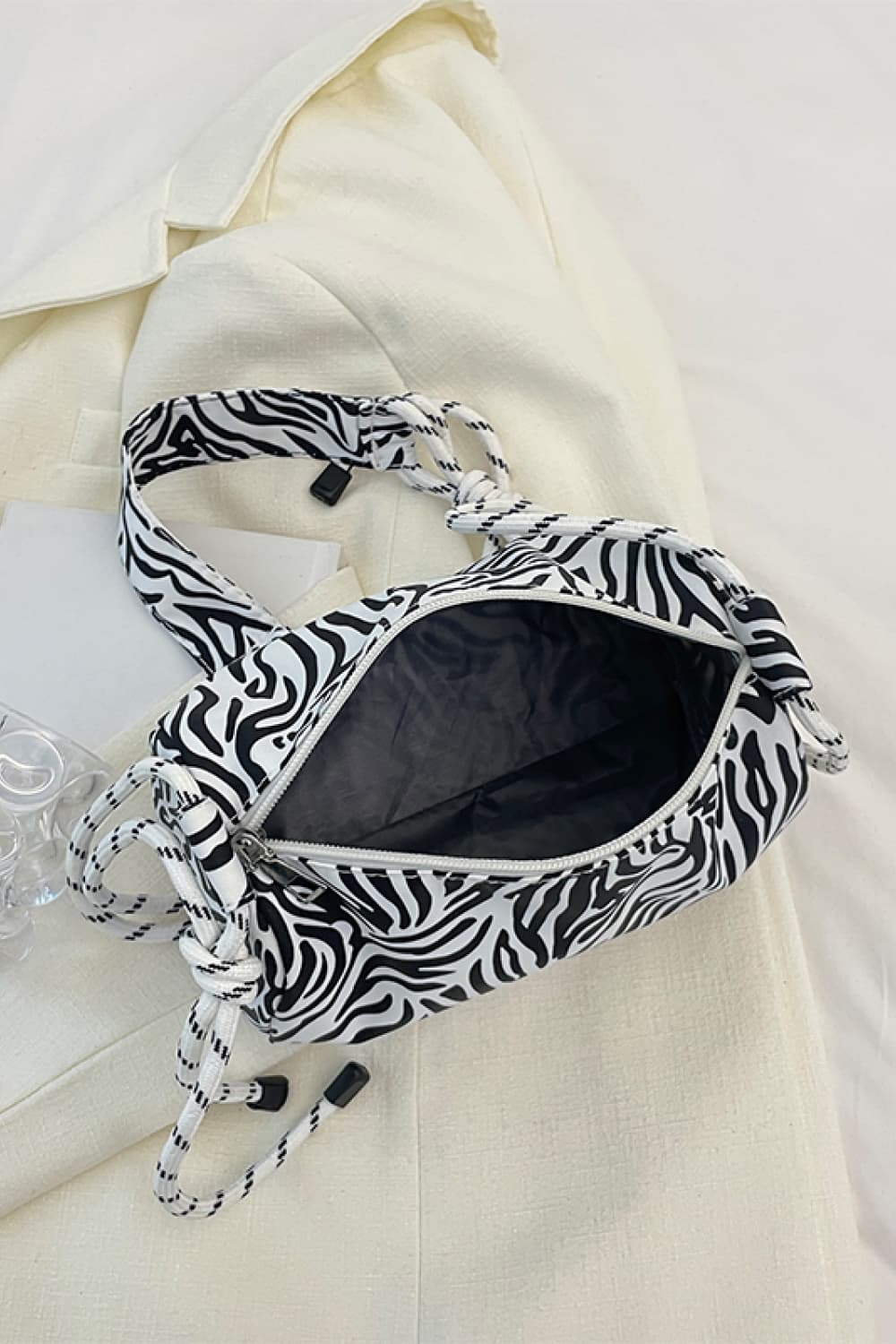 Animal Print Nylon Handbag  Handbags- Doll Fits