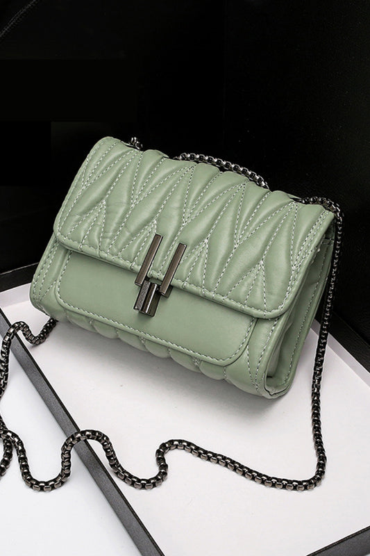 PU Leather Crossbody Bag  Handbags- Doll Fits