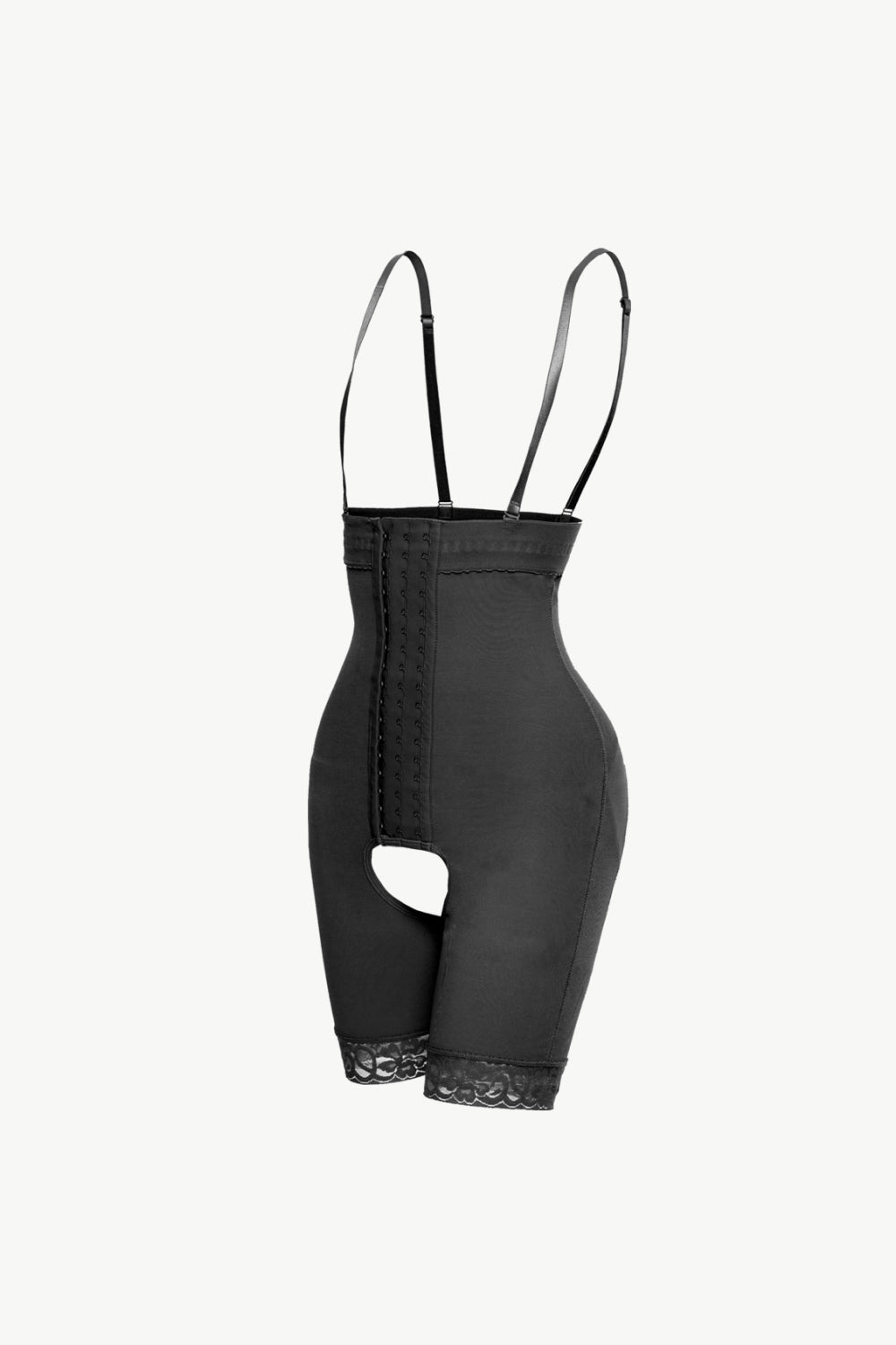 Full Size Hook-and-Eye Lace Trim Shaping Bodysuit  Shapewear- Doll Fits