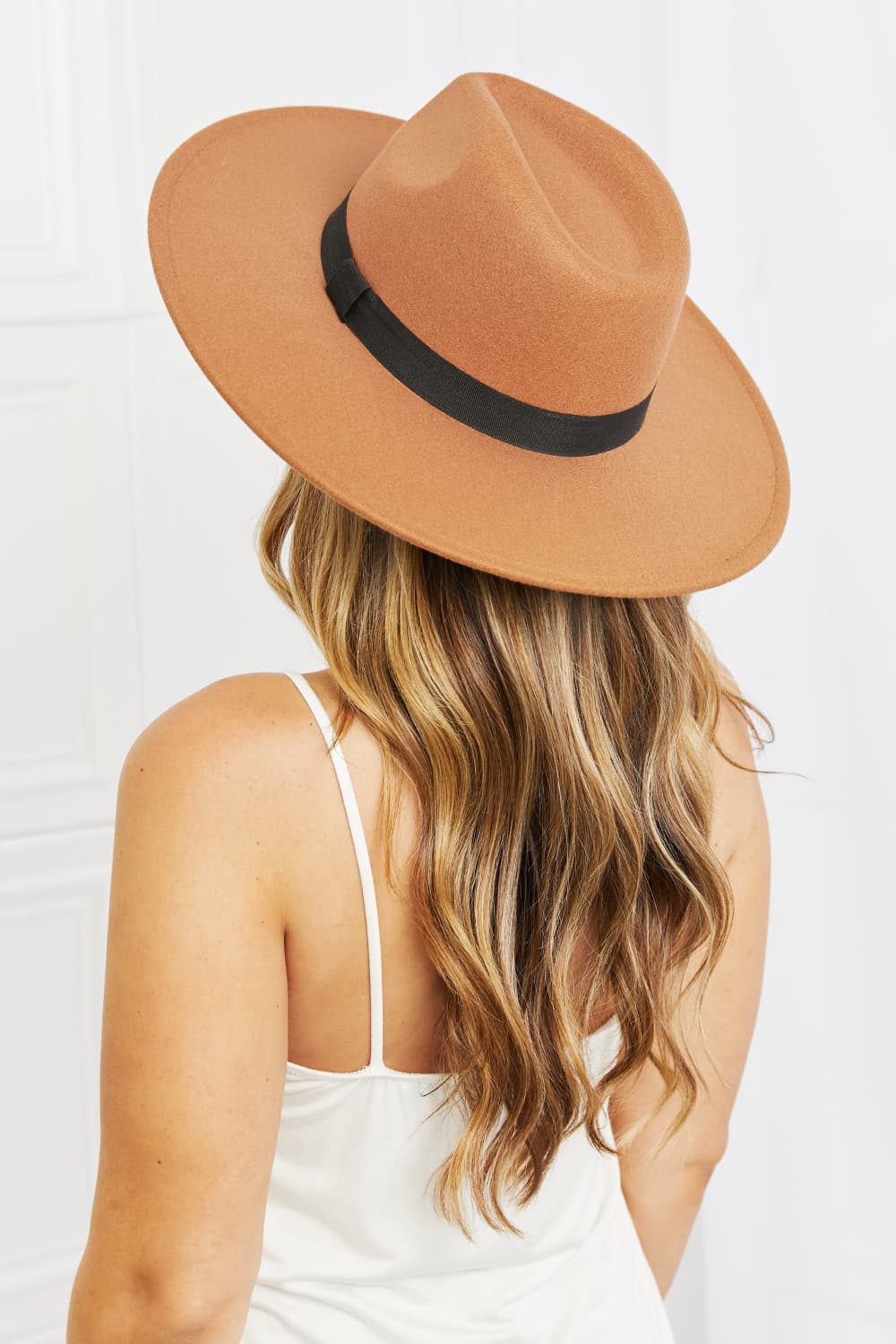 Fame Enjoy The Simple Things Fedora Hat  Hats- Doll Fits