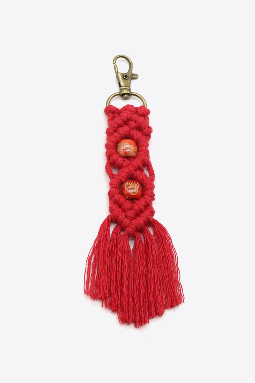 Assorted 4-Pack Handmade Macrame Fringe Keychain  Keychains- Doll Fits