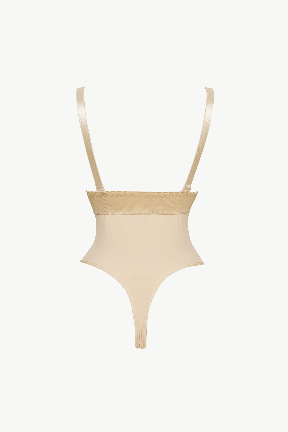 Full Size Adjustable Strap Zip-Up Shaping Bodysuit  Shapewear- Doll Fits