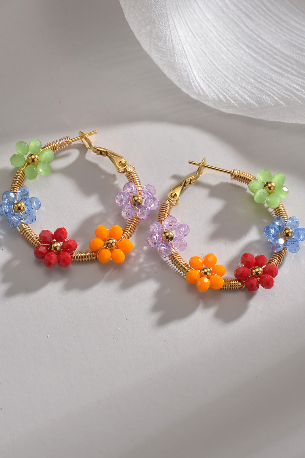 Flower Stainless Steel Earrings  Earrings- Doll Fits