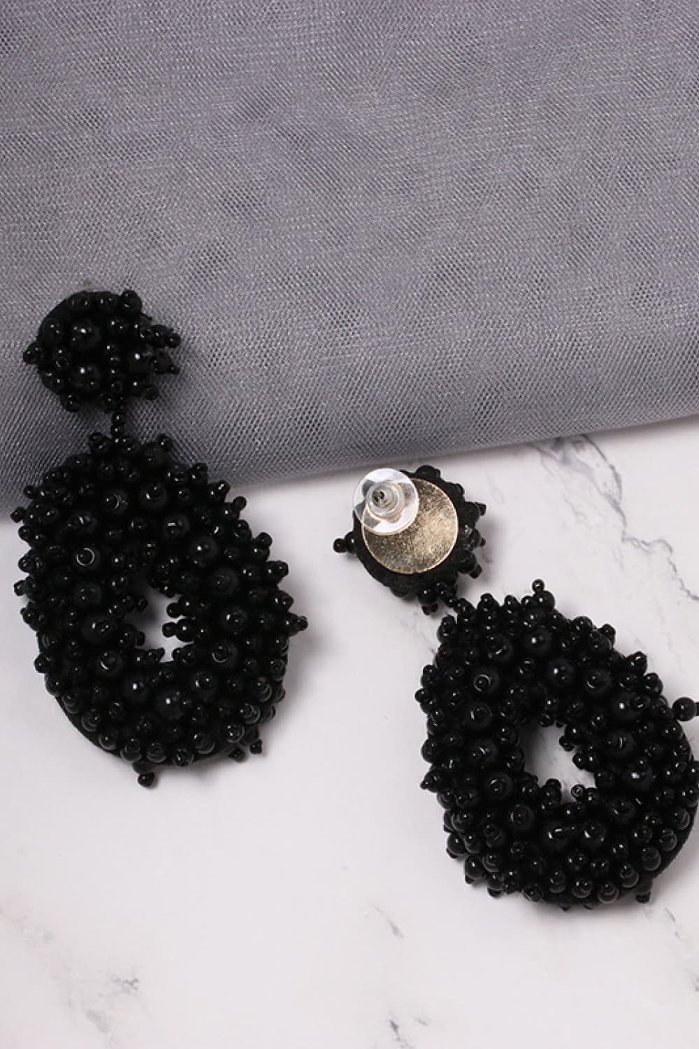 Beaded Dangle Earrings  Earrings- Doll Fits