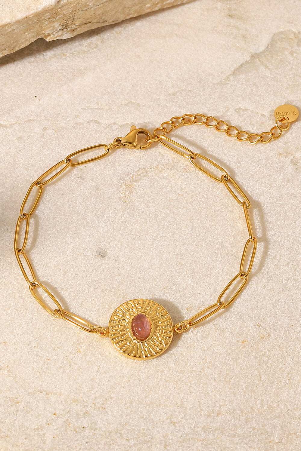18K Gold Plated Paperclip Chain Bracelet  Bracelets- Doll Fits