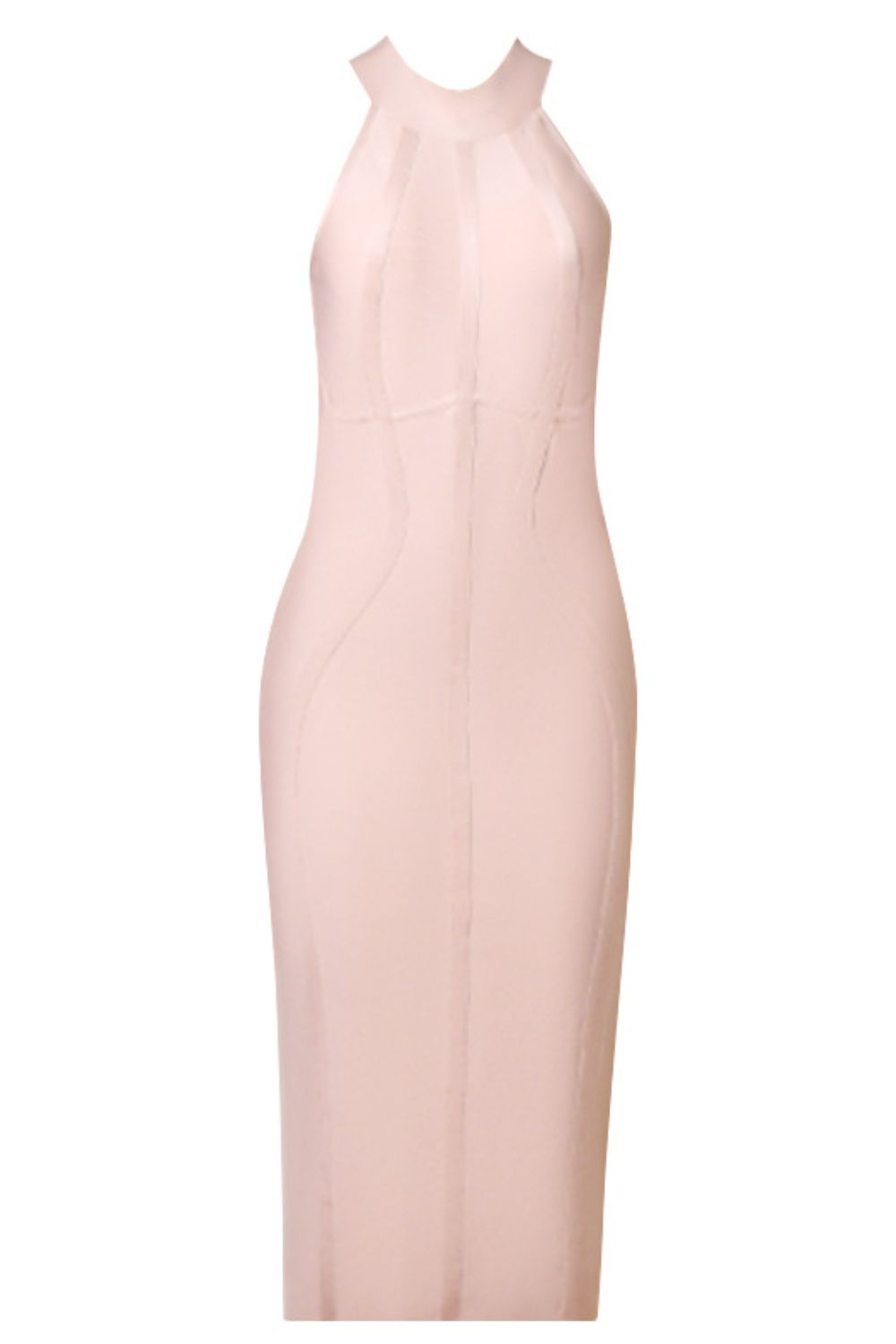 Mock Neck Seam Detail Dress  Dresses- Doll Fits