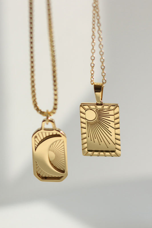 Stainless Steel 18K Gold-Plated Necklace  Necklaces- Doll Fits