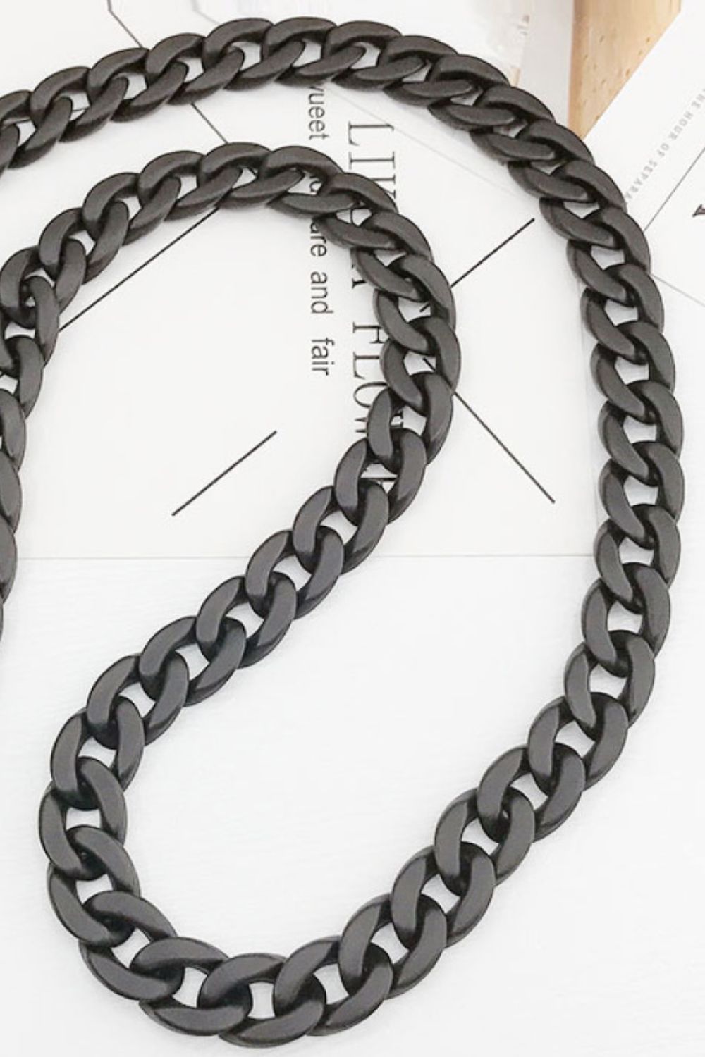 Resin Crossbody Chain  - Doll Fits