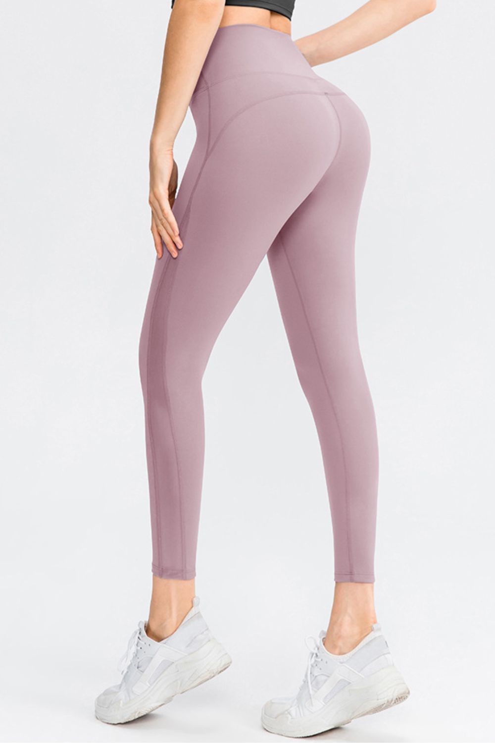 Wide Waistband Slim Fit Long Sports Pants  - Doll Fits