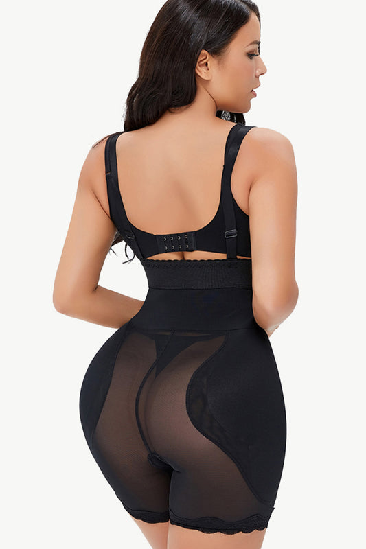 Full Size Spaghetti Strap Lace Trim Shaping Bodysuit  Shapewear- Doll Fits