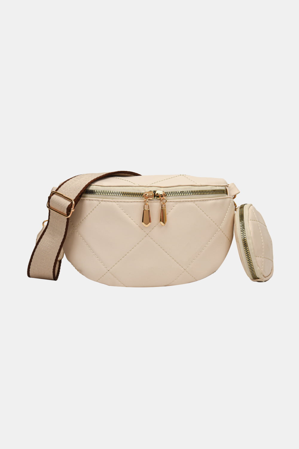 PU Leather Sling Bag with Small Purse  Handbags- Doll Fits