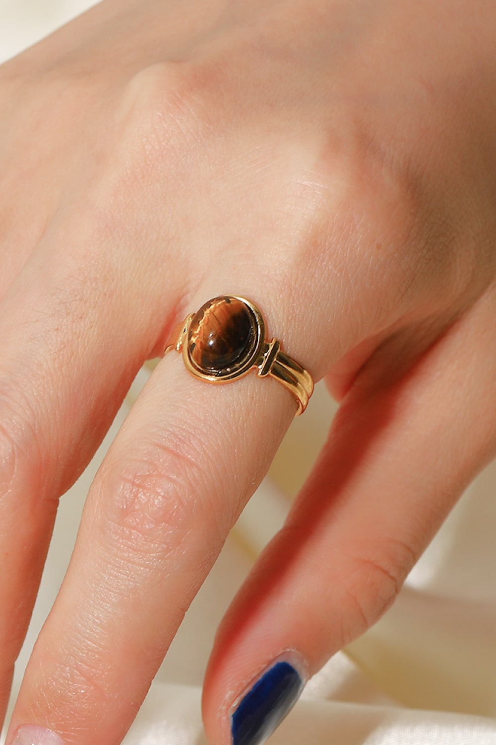 18K Gold Plated Open Ring  Rings- Doll Fits