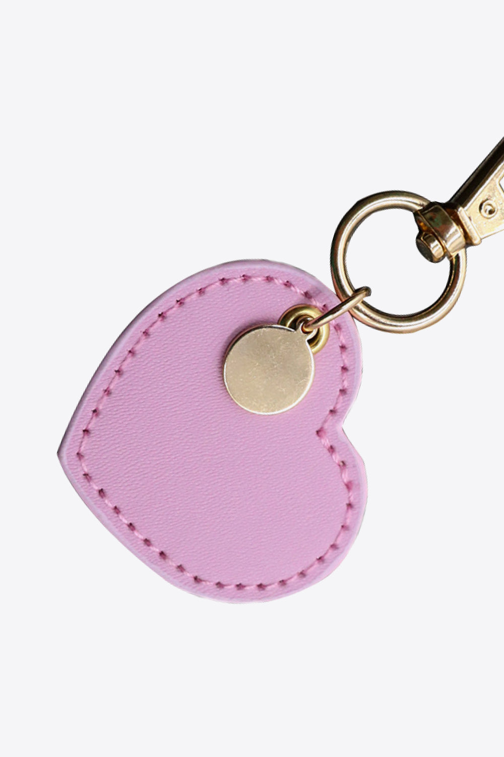 Assorted 4-Pack Heart Shape PU Leather Keychain  Keychains- Doll Fits
