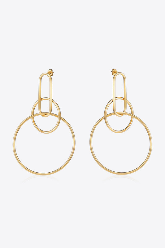 Speak For Yourself Link Hoop Earrings  Earrings- Doll Fits