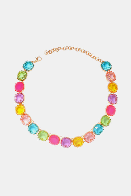 Zinc Alloy Resin Necklace  Necklaces- Doll Fits