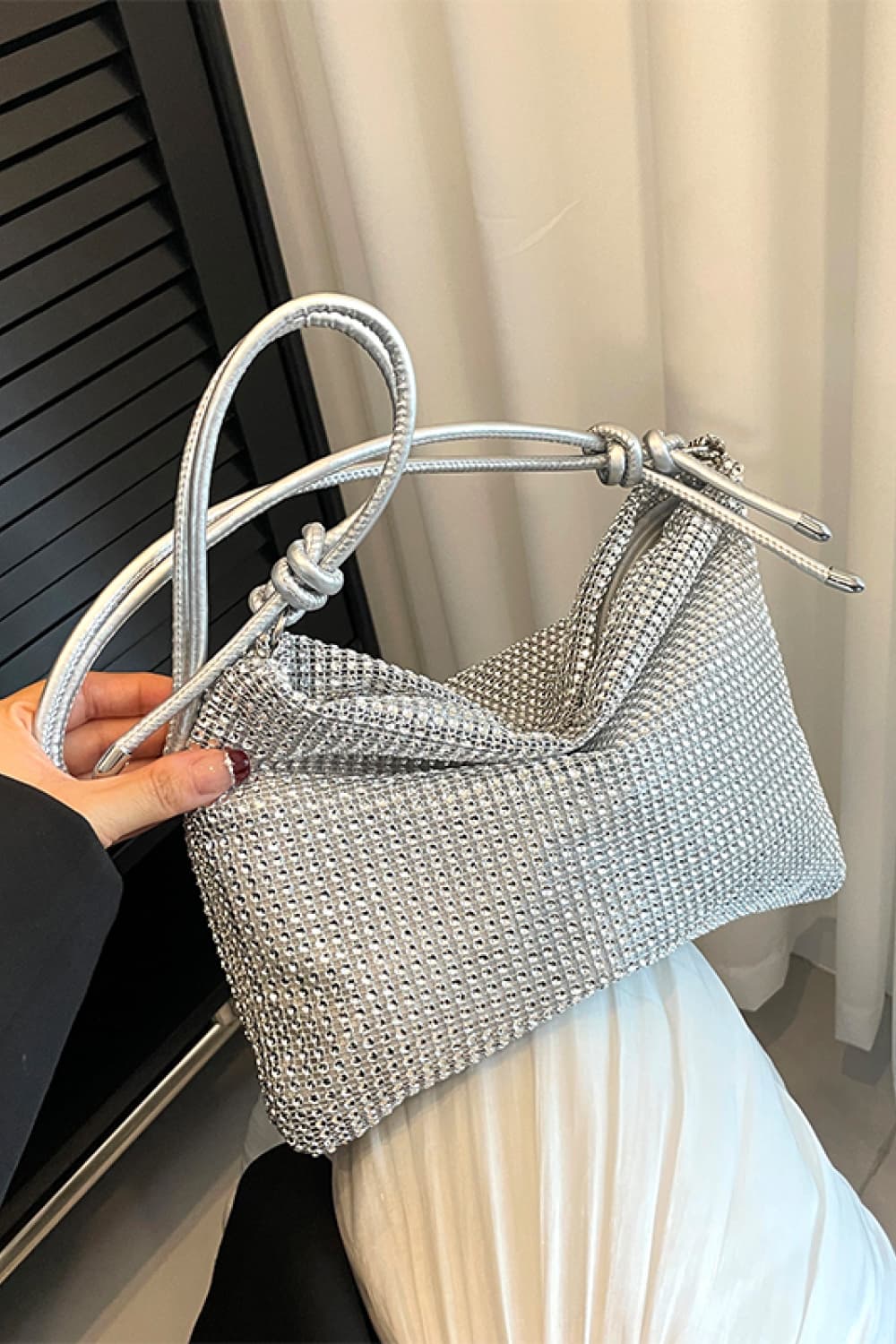 Glitter PVC Shoulder Bag  - Doll Fits