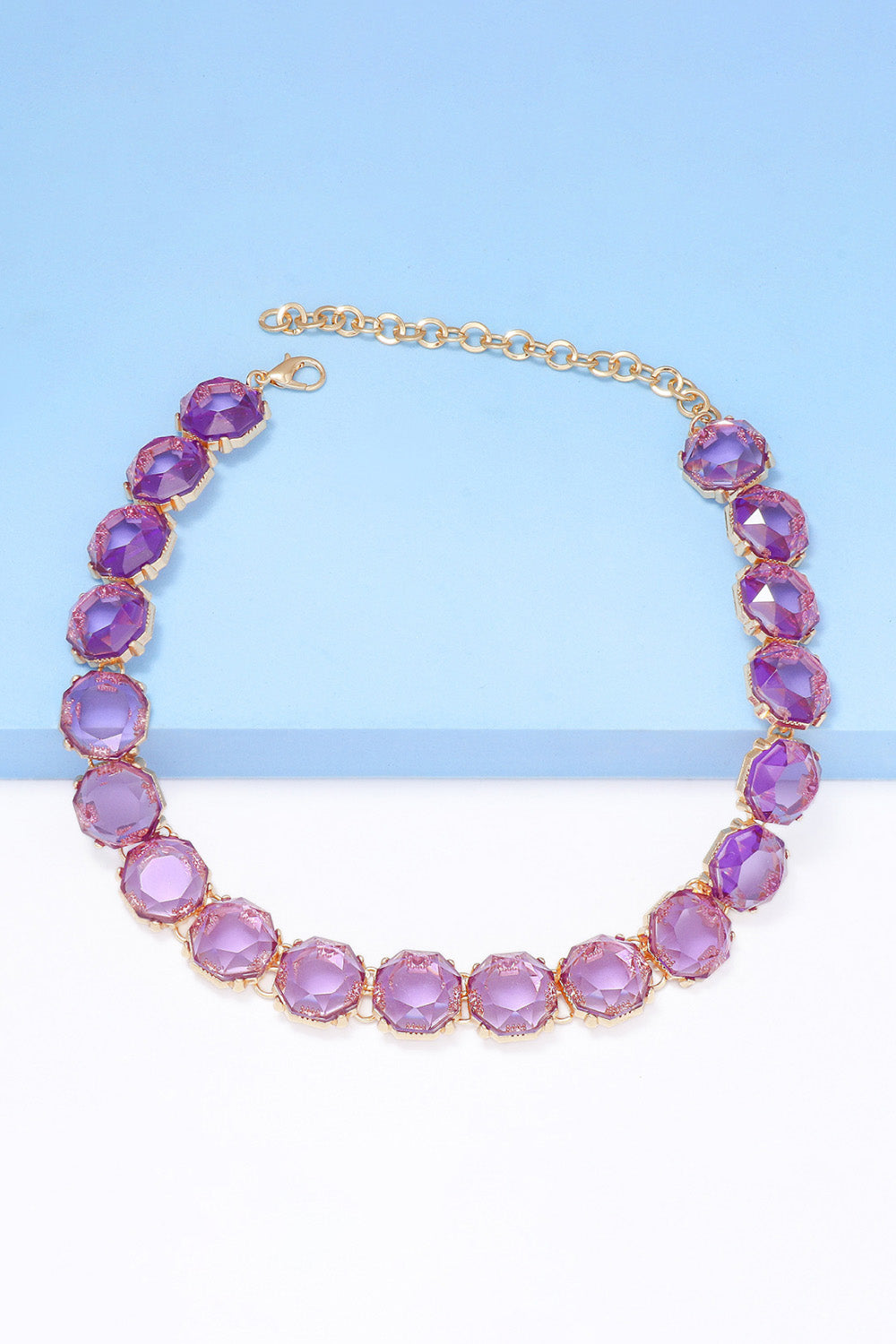 Zinc Alloy Resin Necklace  Necklaces- Doll Fits