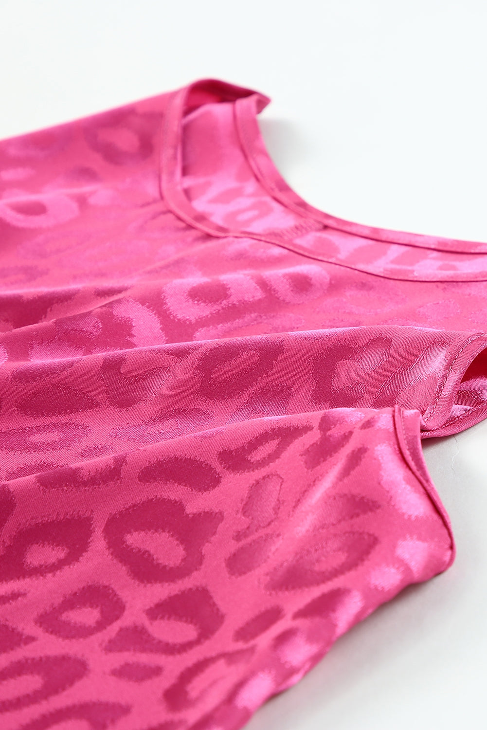 Sweet Days Leopard Round Neck Tank  Shirts & Tops- Doll Fits