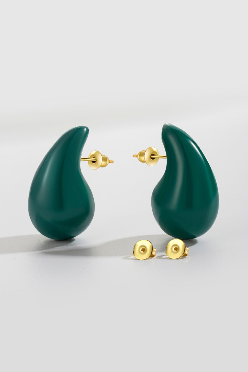 Big Size Water Drop Brass Earrings  Earrings- Doll Fits