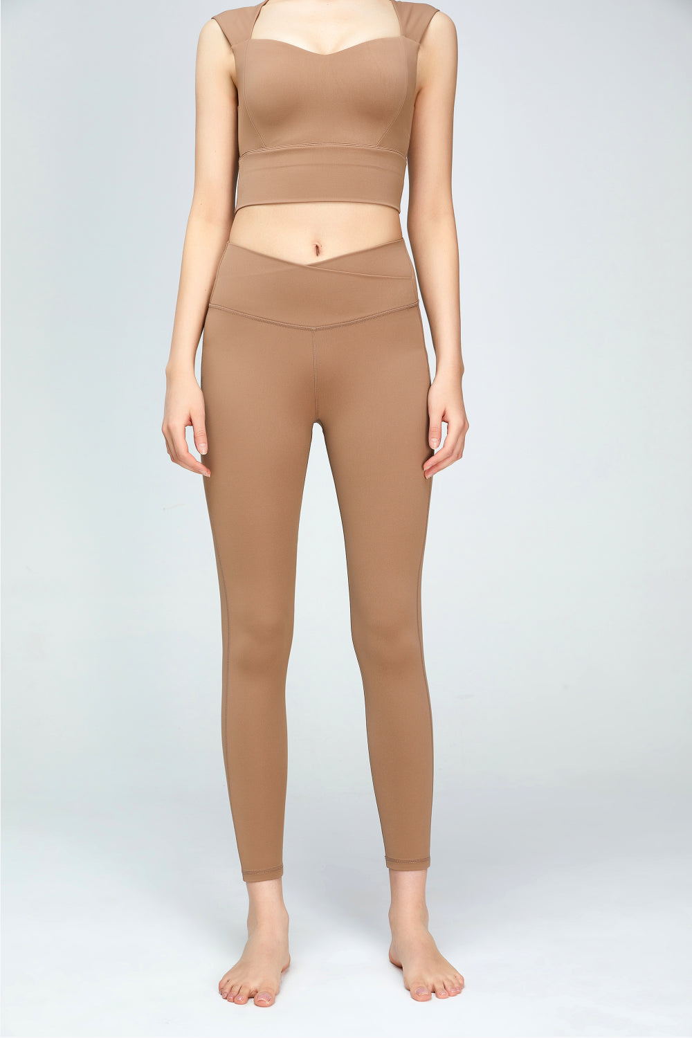 V-Waist Sports Leggings  Activewear- Doll Fits