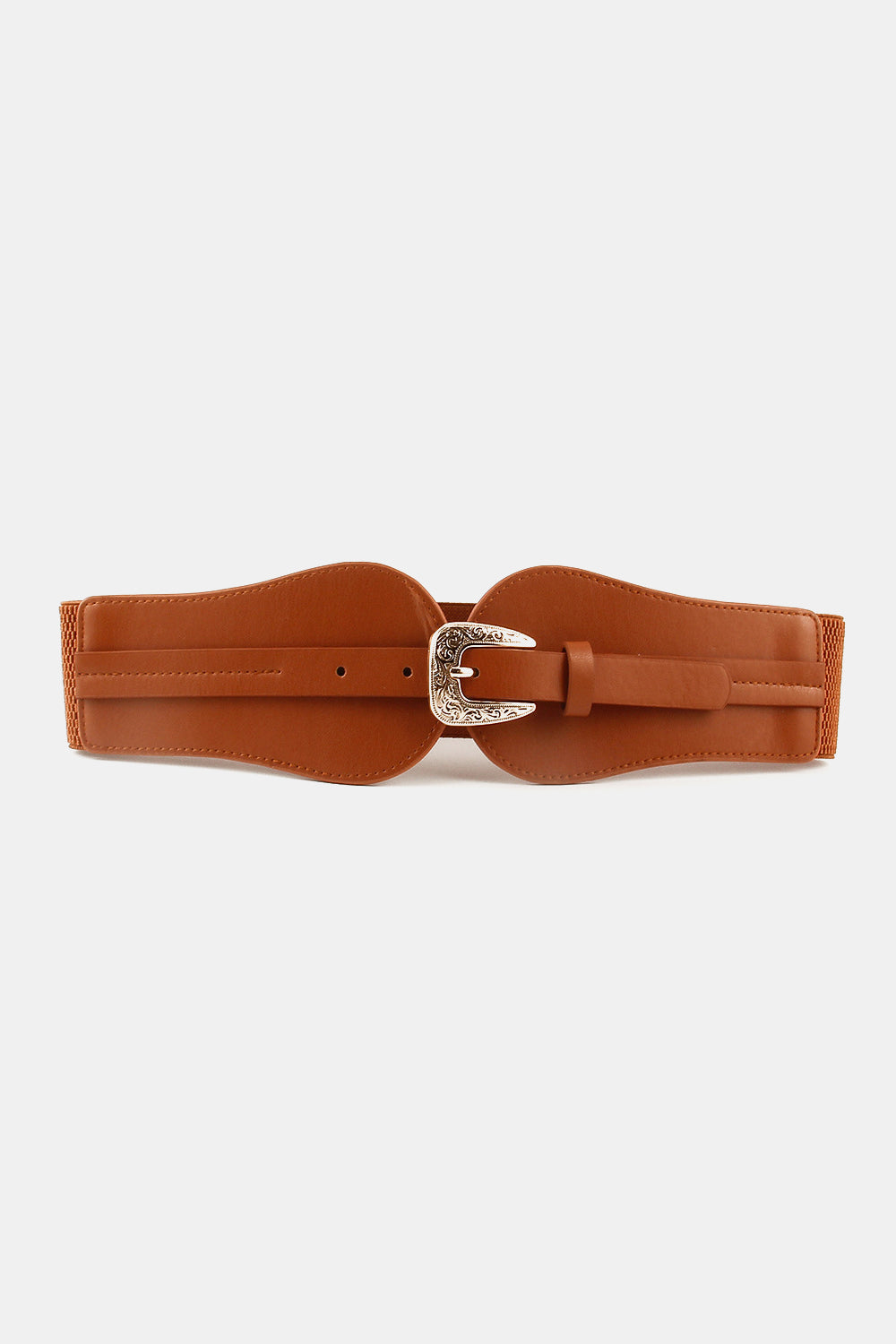 Wide Elastic Belt with Alloy Buckle  Belts- Doll Fits